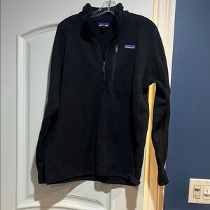 Men’s Patagonia Better Sweater Quarter Zip Black